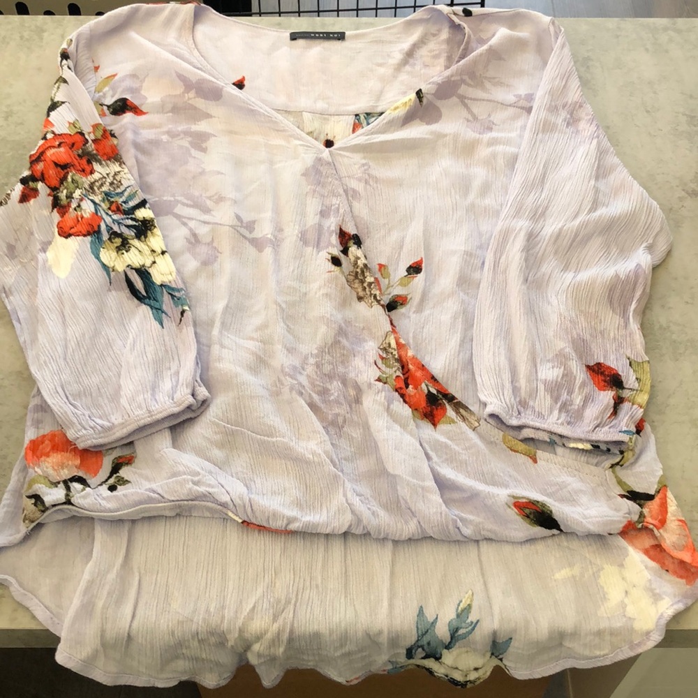 Women’s Size Large West Kei Allan long sleeve top
